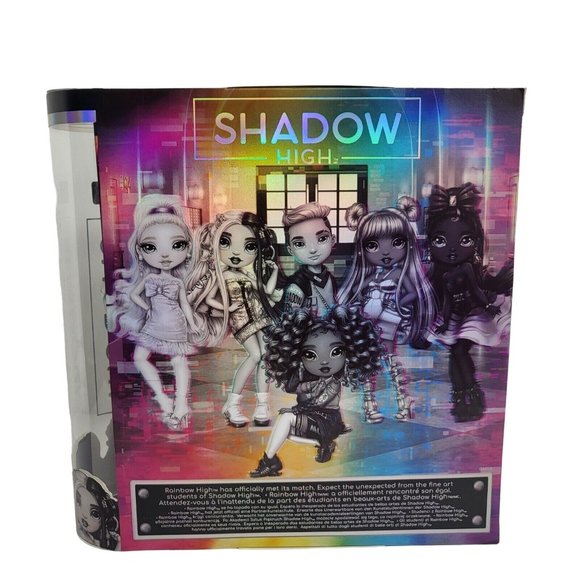 Rainbow High Shadow High Series 1 Ash Silverstone Greyscale Boy Fashion Doll New - Picture 2 of 16